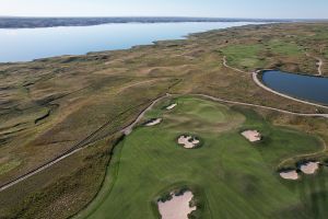 Sutton Bay 18th Aerial Green